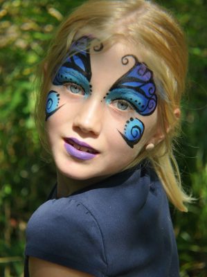 2nd Place Facepaint Winner Dark Fairy Competition